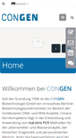 Mobile Screenshot of congen.de